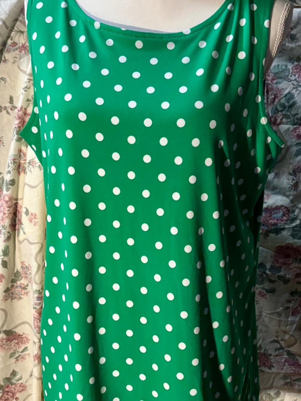 Green/Blue Reversible Tank Top